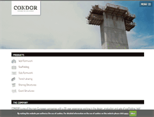 Tablet Screenshot of condoreurope.com
